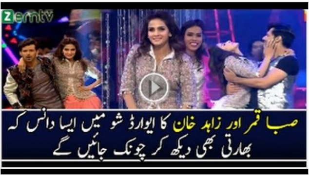 Hot Sexy Pakistani Actress Saba Qamar Amazing Performance At Hum Awards 2016