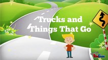 Trucks for Children | Learn About Trucks first words | Kids trucks video | Video for kids