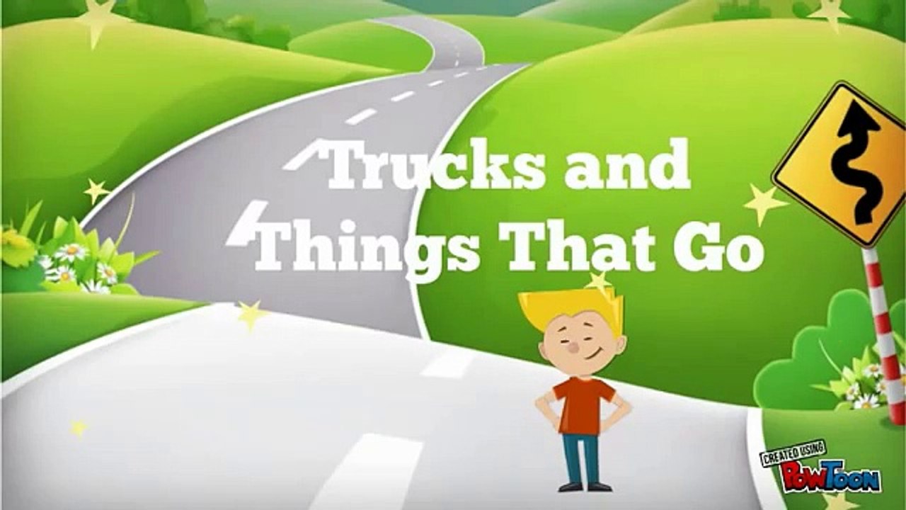 Trucks for Children | Learn About Trucks first words | Kids trucks video | Video for kids