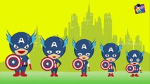 Superhero Family Finger Cartoon | Nursery Rhymes for Children | Cartoon Finger Family Collection