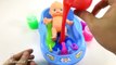 Bad Baby Doll Learn Colors Bath Time w/ Slime Ooze Putty Poop - Learning Colors for Kids