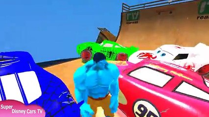 HULK COLORS EPIC PARTY & CARS COLORS Lightning McQueen & Nursery Rhymes for Children
