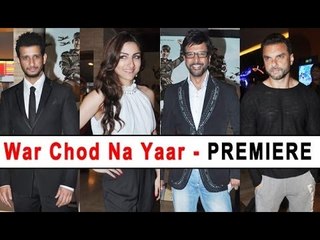 Télécharger la video: Sharman Joshi, Sohail Khan, Soha Ali Khan And Jaaved Jaaferi At 'War Chhod Na Yaar' Premiere