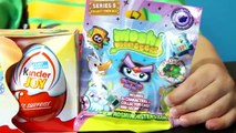 Moshi Monsters Blind Bag and Kinder Joy Suprise threepack from Germany Video
