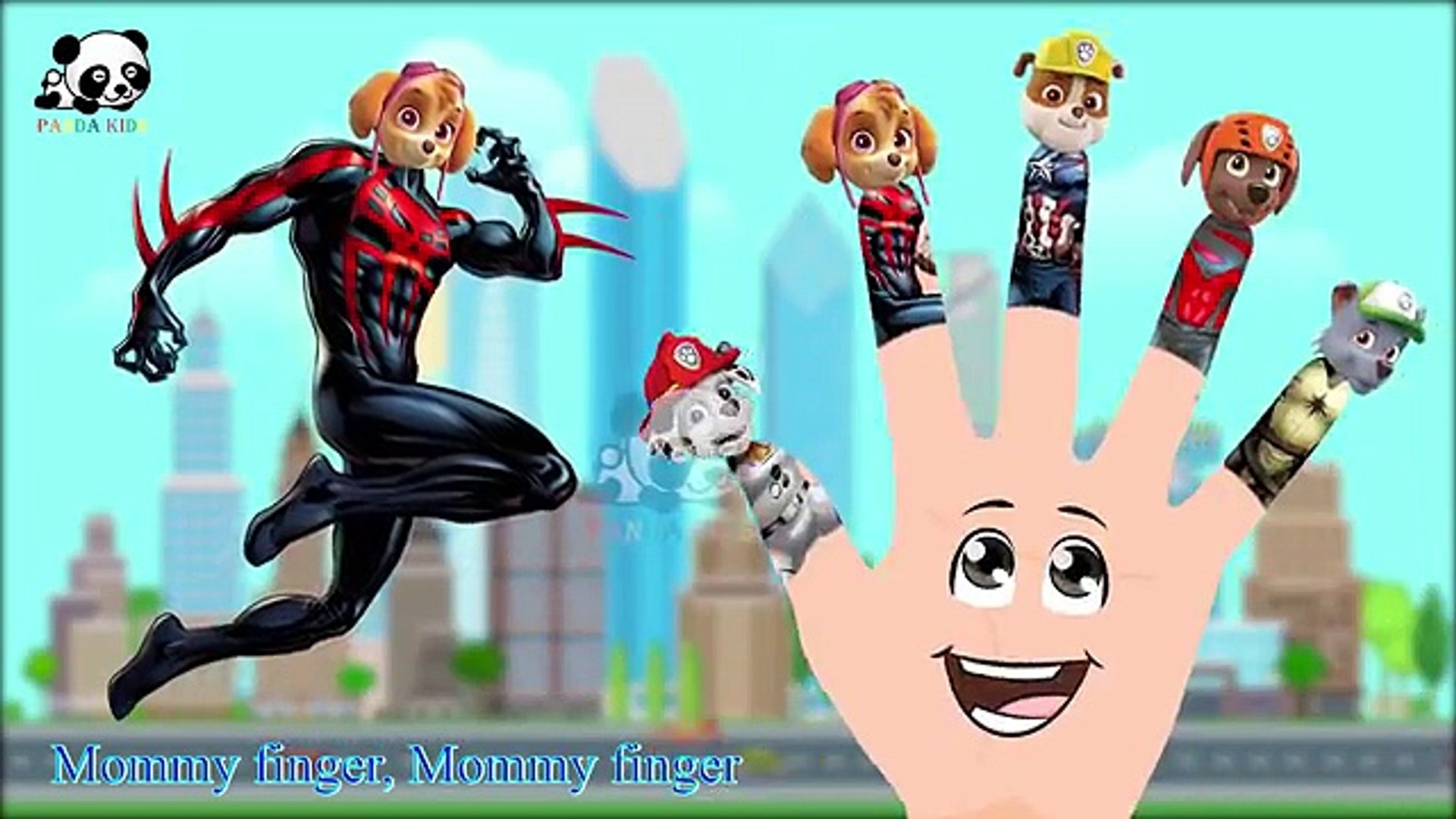 ⁣#Paw Patrol #Captain America #Superman #Spiderman #Finger Family Songs Panda Kids