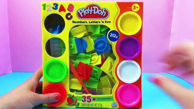 Play Doh - Numbers, Letters n Fun | Numbers and Letters Review | Learn ABC 123