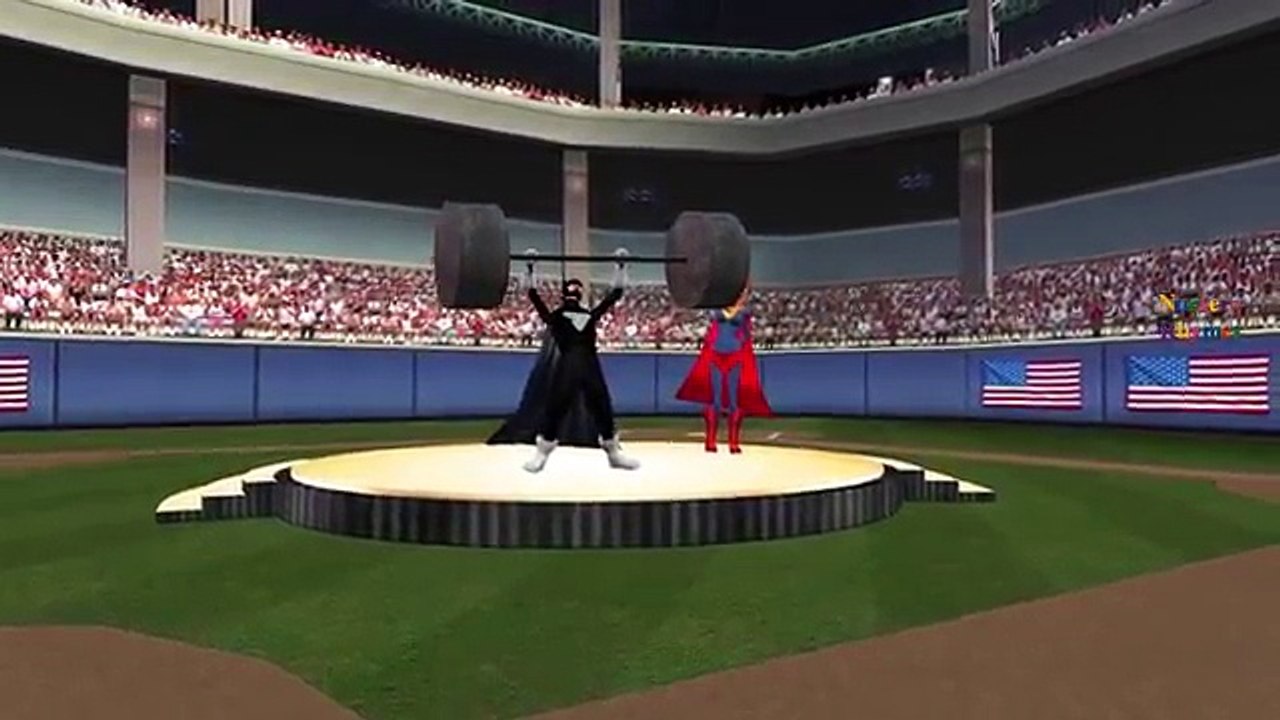 Finger Family Rhymes for Children Batman Vs Superman Cartoons | Finger Family Nursery Rhymes