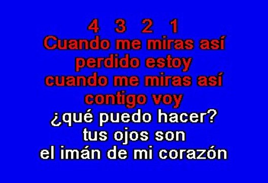 Cristian Castro - Cuando Me Miras Asi (Karaoke)