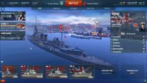 World of Warships 2016 - DANAE Tier IV - Gameplay #1