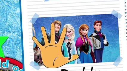 Frozen Finger Coloring Book Family Nursery Rhymes. Frozen Finger Family Lyrics