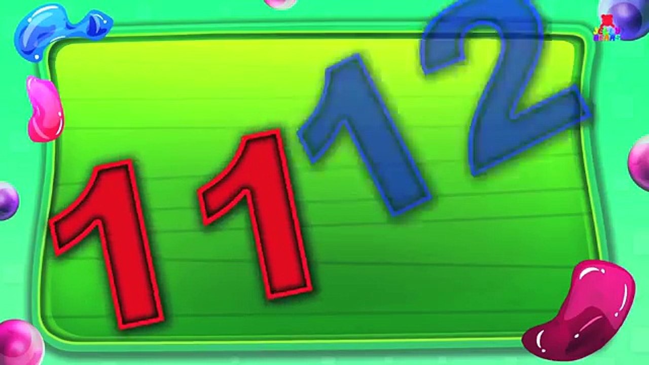 Five Little Jelly Bears | Nursery Rhymes For Kids And Childrens| Baby Songs