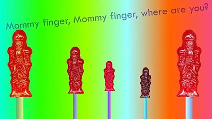 Red Soldier Finger Family Barney Sugar - Nursery Rhymes - cartoon for kids