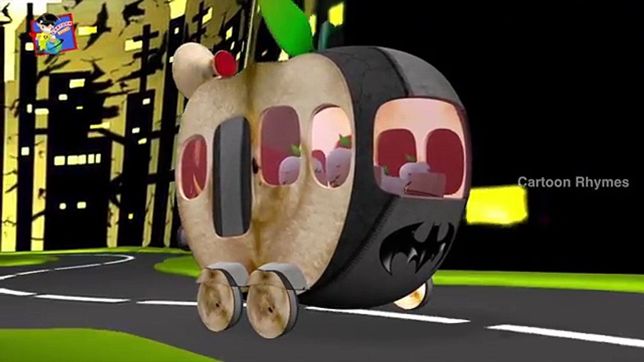 Wheels On The Bus | Batman | Nursery Rhymes For Kids | Cartoon Rhymes