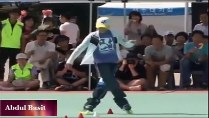 A Cute Baby Wheeling and dancing