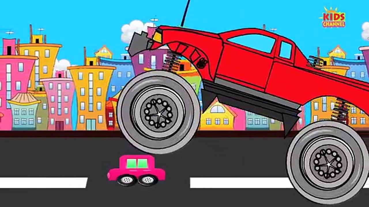 Kids Channel Monster Truck | Compilation For Kids - Dailymotion Video