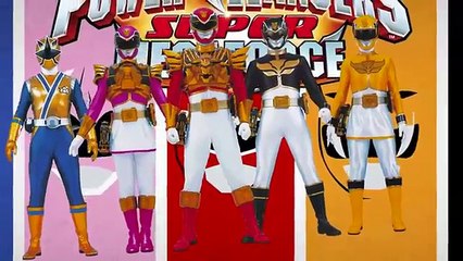 Sieu Nhan new Finger Family | Power Ranger Super Megaforce | Nursery Rhyme for Children | 4K Video