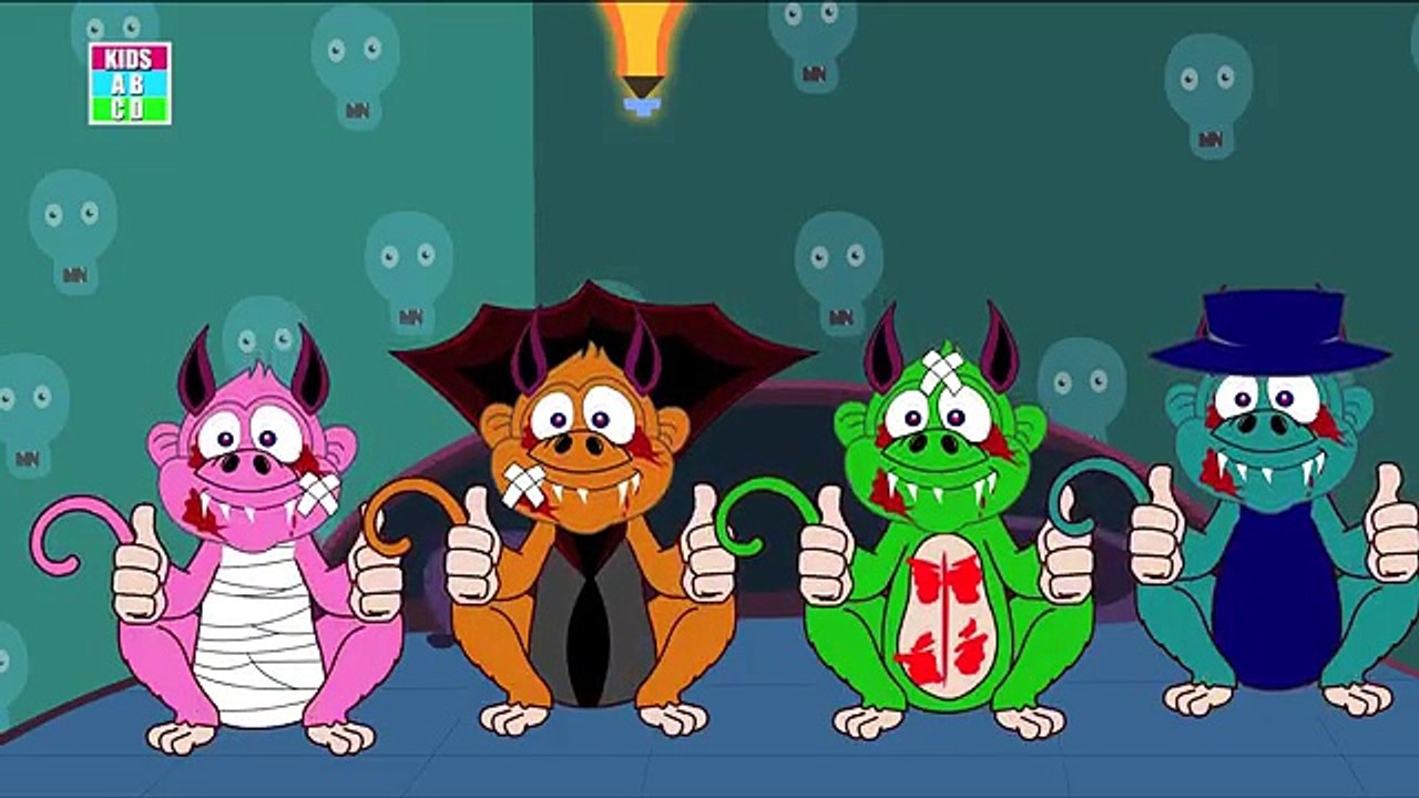 five little monkeys jumping on the bed