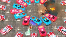 Disney pixar lightning mcqueen cars play with superman spiderman mickey mouse and frozen elsa