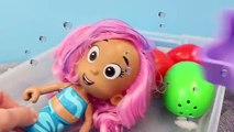 BUBBLE GUPPIES Color Change Mermaid Dolls SURPRISE EGGS & Color Changers Baby DisneyCarToys
