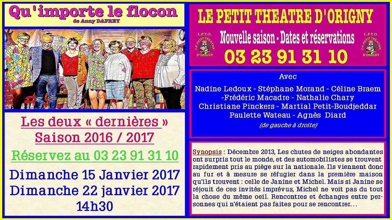 QU'IMPORTE LE FLOCON - 15.1-23.01.2017