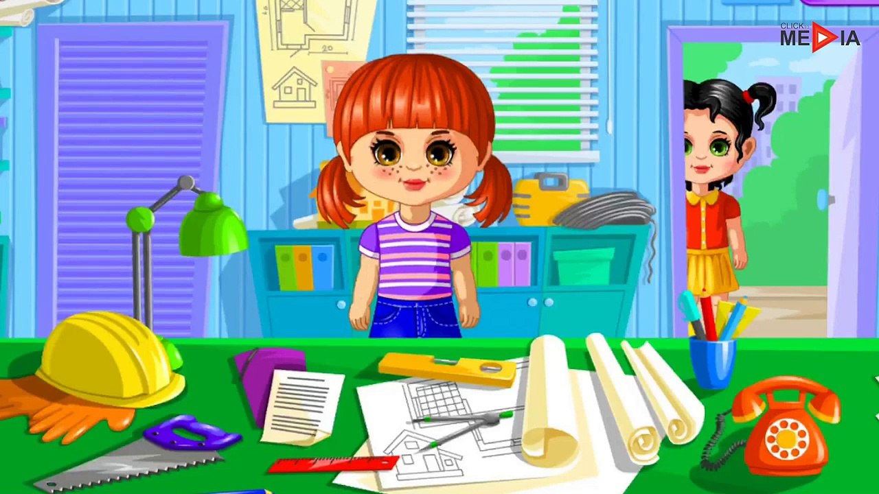 The Red Dump Truck, Crane and Excavator - Diggers and Builder - Vehicle & Car Cartoons for children