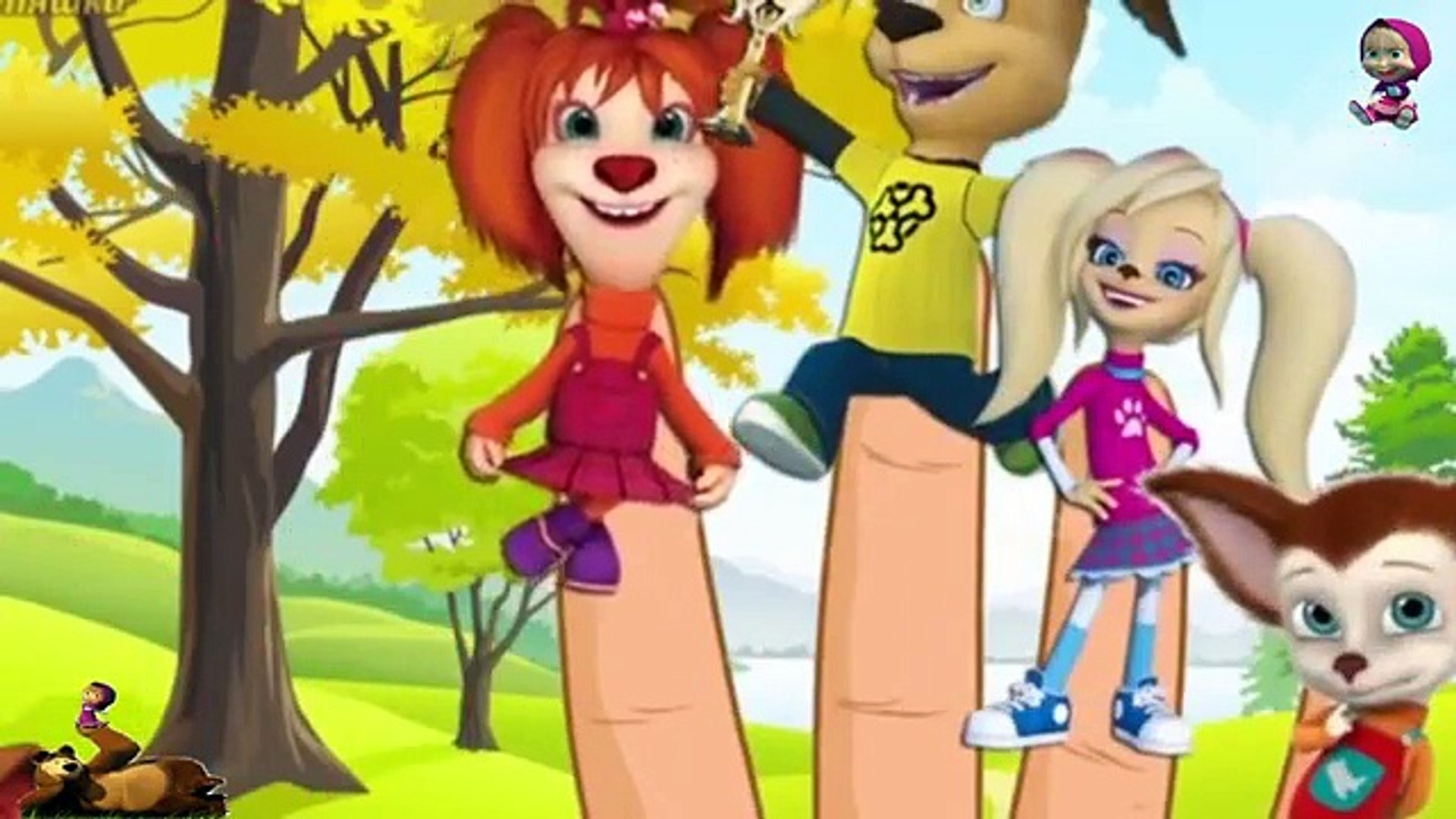 ⁣Finger Family Song Barboskiny.Семья Пальчиков на русском Барбоскины.Песенка про пальчики на русском.