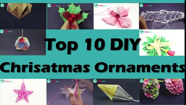 10 DIY Christmas Ornaments - Top 10 Homemade Christmas Ornaments