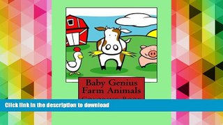 READ book  Baby Genius Farm Animals: Coloring Book READ ONLINE
