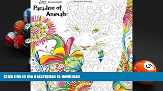 READ book  Paradise of Animals: Adult Coloring Book READ ONLINE