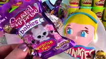 SQUINKIES CINDERELLA Disney Princess Play Doh Suprise Egg Shopkins Blind Bags Kitty in My Pocket