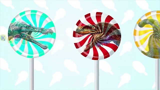 Lollipop Dinosaurs Finger Family Nursery Rhymes By KidsW