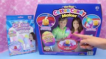COTTON CANDY MAKER Funny Unboxing & Toy Review With SPIDERMAN EPIC FAIL & DisneyCarToys