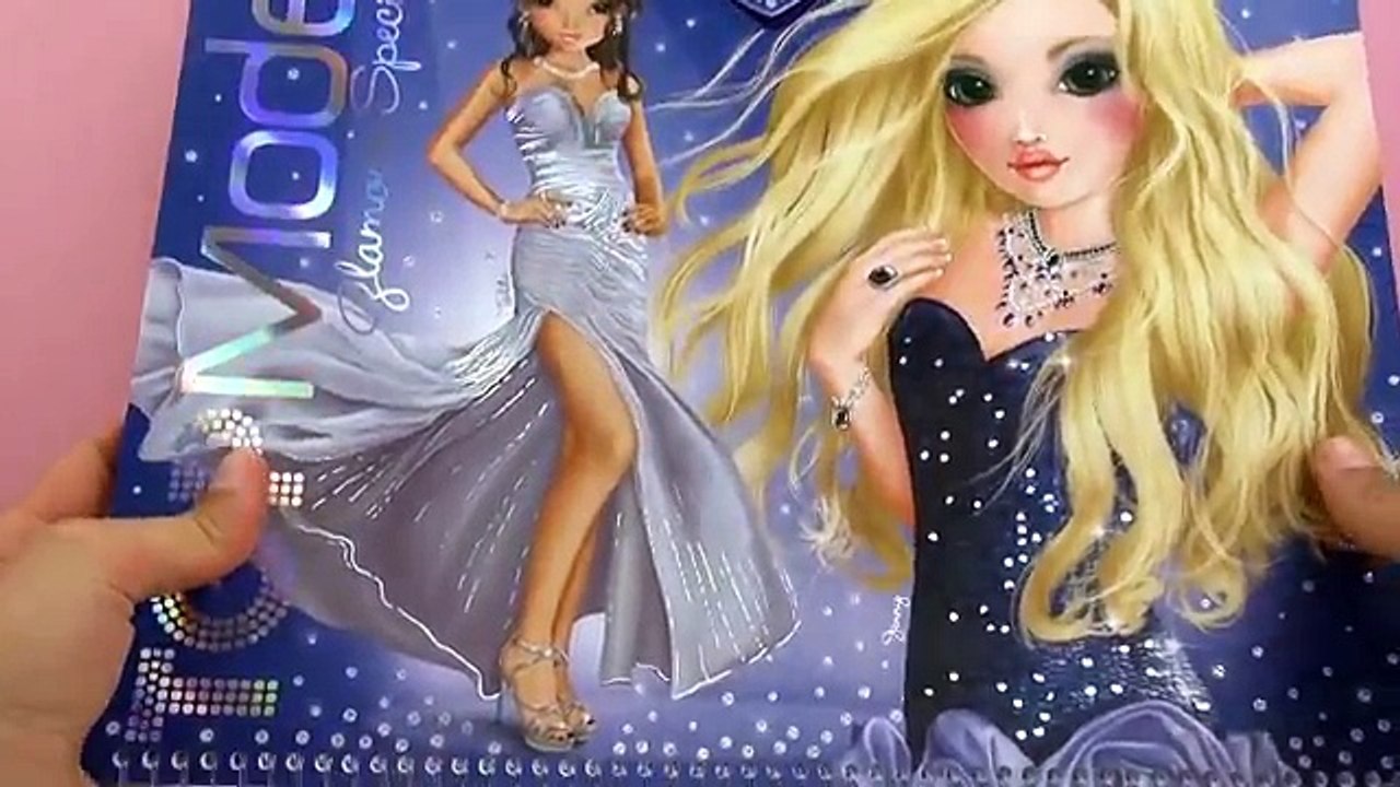 Topmodel malen für anfänger deutsch - Topmodel Glamour Special Malbuch Vorstellung