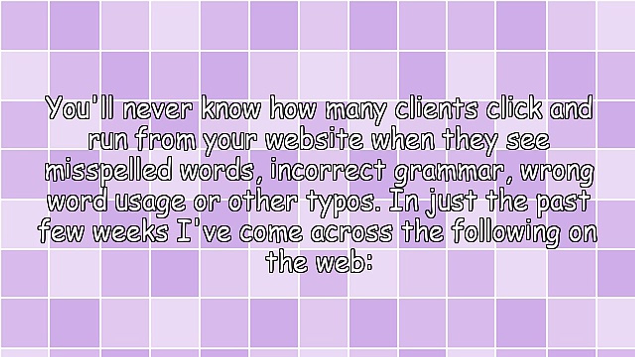 Don't Lose a Potential Client Due to Grammatical Errors