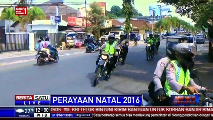 Polres Sumedang Gelar Patroli Amankan Misa Natal