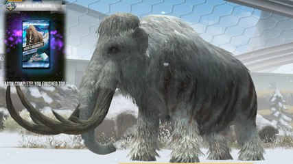 FEEDING WOOLLY MAMMOOTH Lv40 - DOMINATOR REWARD TOP 1% || Jurassic World The Game