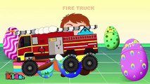 Surprise Eggs Monster Street Vehicles | Cars & Trucks | Little Kids TV
