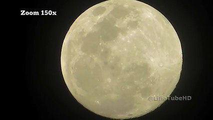 Close Up! 200x Zoom Permukaan Bulan Purnama - Full Moon Surface
