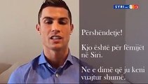 Cristiano Ronaldo-Tragjedia që ka pushtuar Alepon nuk kishte si mos ishte në vëmendjen e lojtarit të Real Madridit .