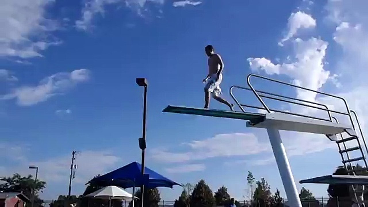 Half Gainer off the High Dive