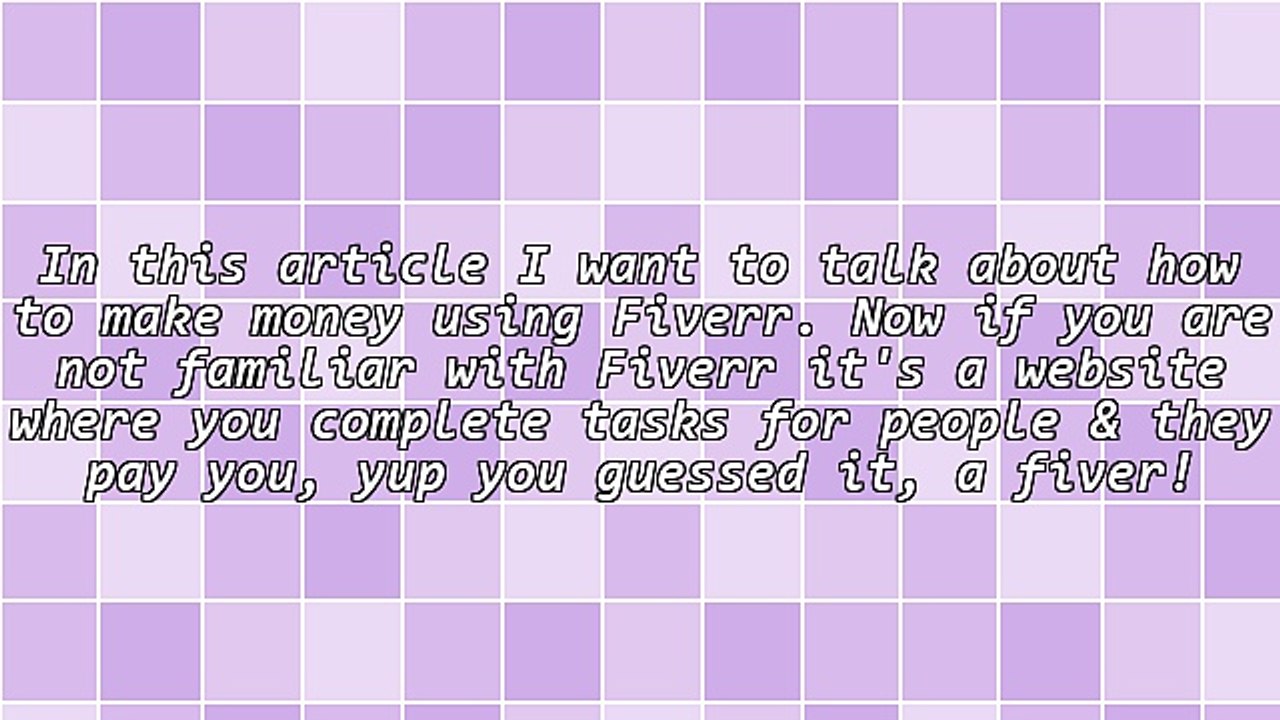 How To Make Money Using Fiverr - It's Easier Than You Think