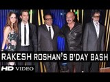 Amitabh Bachchan, Hrithik Roshan, Dharmendra, Rekha And Others At Rakesh Roshan's Birthday Bash