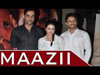 Sudhir Mishra, Sumit Nijhawan And Mona Wasu At 'Maazii' Music Launch