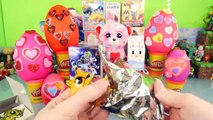 Surprise Play Doh Eggs Valentines Day Kingdom Hearts Little Mermaid DCTC Toys Playdough Videos