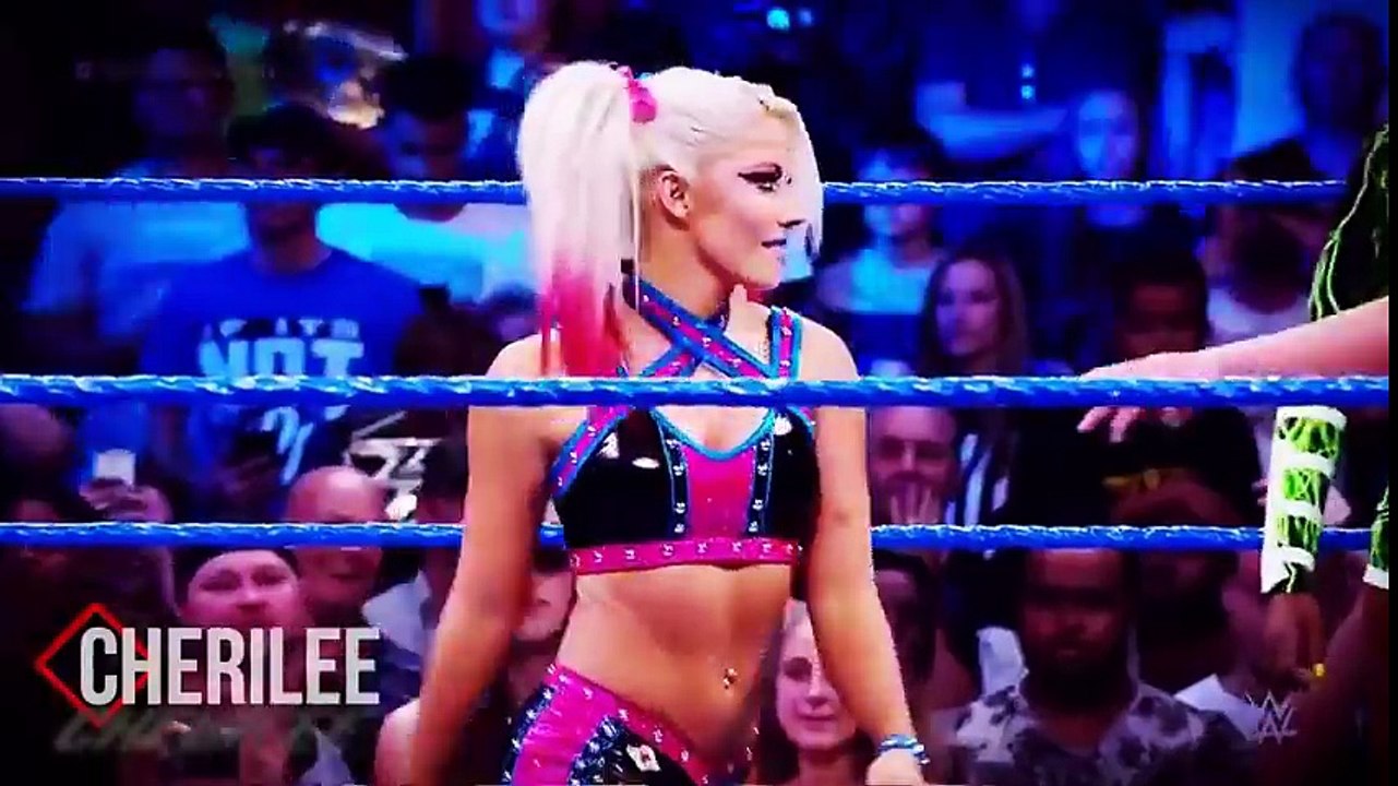 Alexa Bliss Custom Entrance Titantron Video with AJ Lee Theme Song '' Let's Light It Up