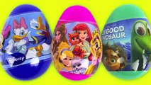 DISNEY Prinses Surprise Eggs Verrassingen The Good DInosaur Pixar Katrien Duck Ei Donald Duck