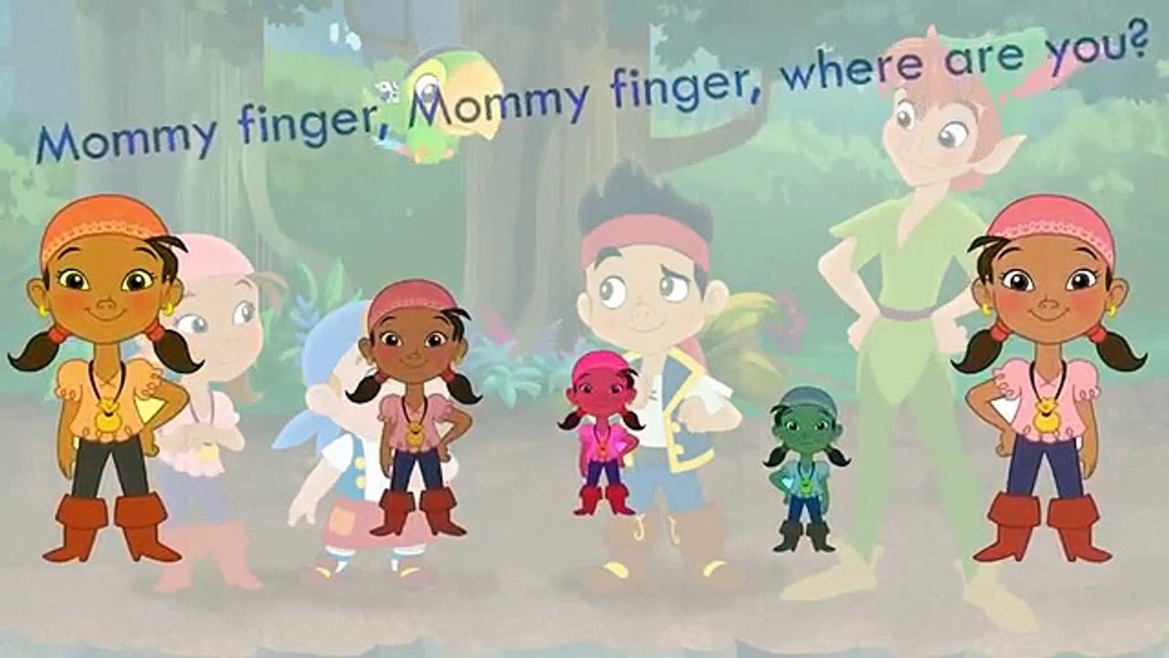 Jake And The Neverland Pirates - Finger Family Song Daddy Finger Nursery Rhymes