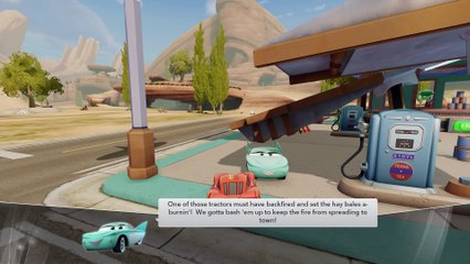 Disney Infinity 1.0 Gold Edition | Cars Play Set | Bales of Fire