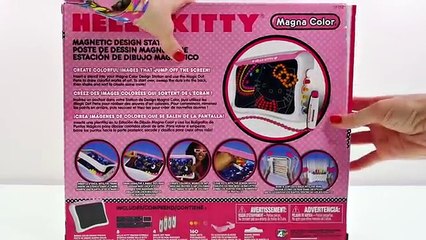 Hello Kitty Magna Color Art Design Board 3D Glasses - 4 Magic Pens Sanrio Magnetic HelloKitty