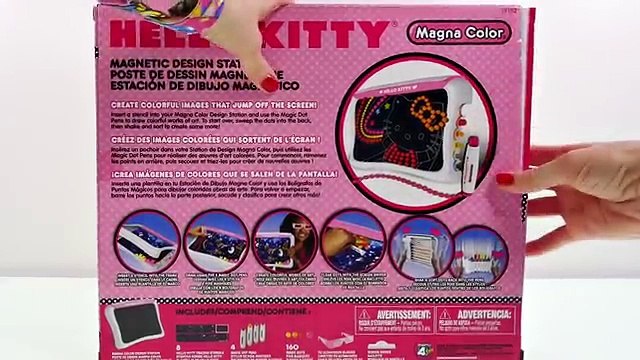 Hello Kitty Magna Color Art Design Board 3D Glasses - 4 Magic Pens Sanrio Magnetic HelloKitty